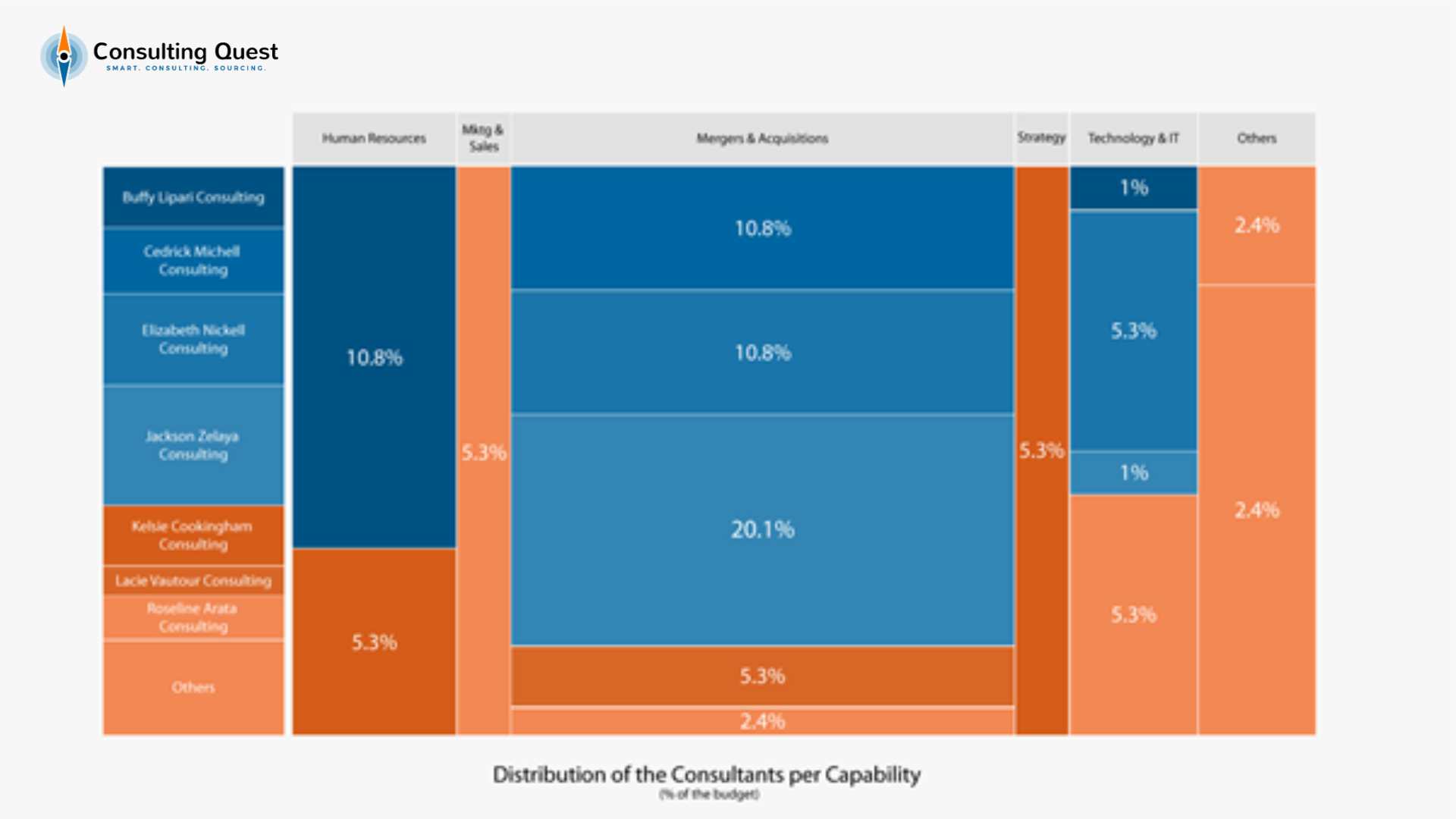 Distribution of the Consultants Per Capability