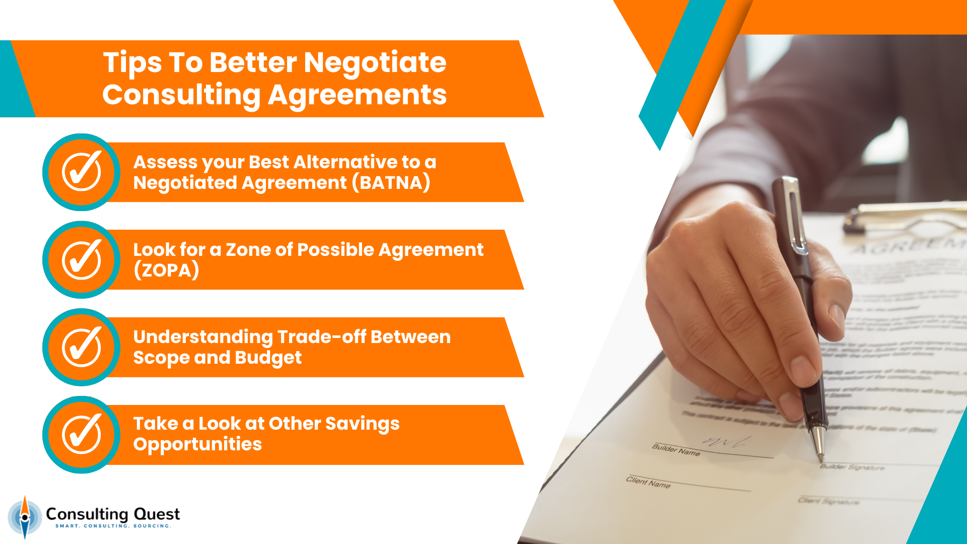 Tips To Better Negotiate Consulting Agreements