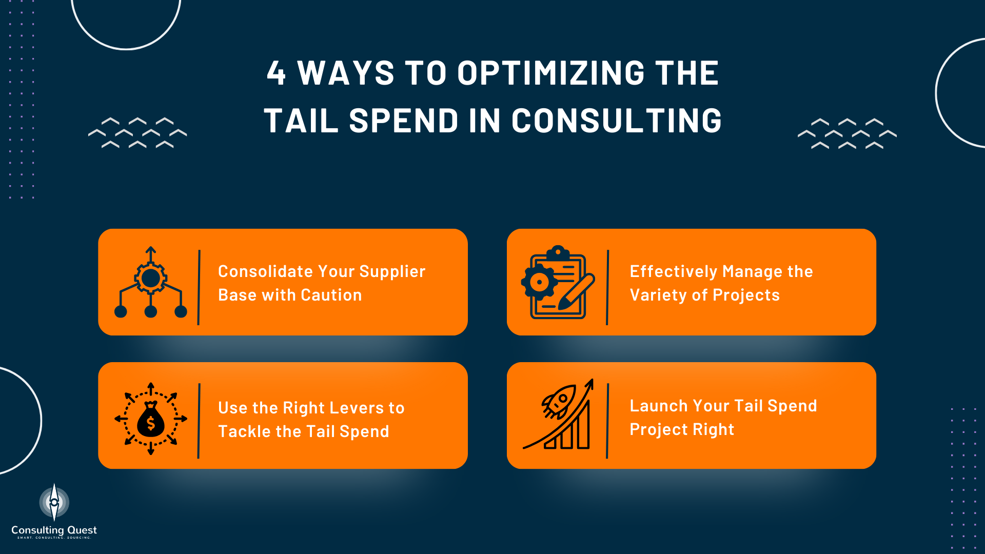 4 ways to optimizing the tail spend in consulting