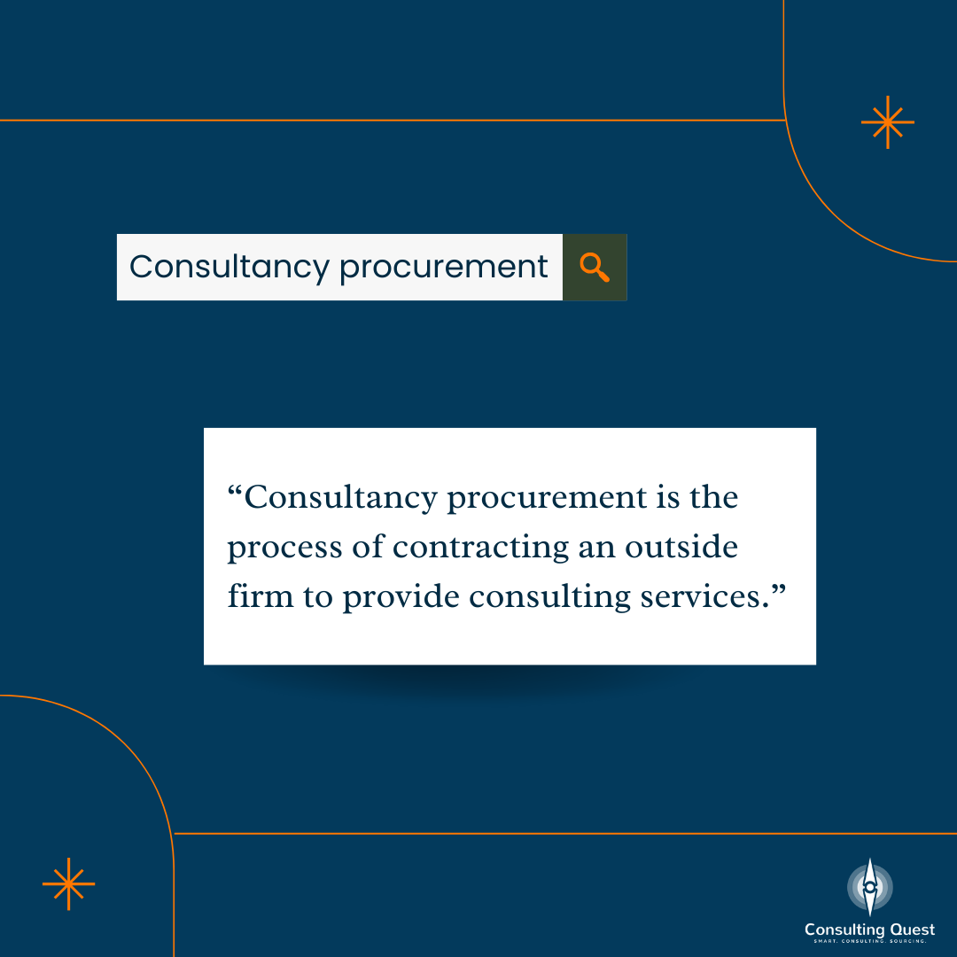 What is consultancy procurement