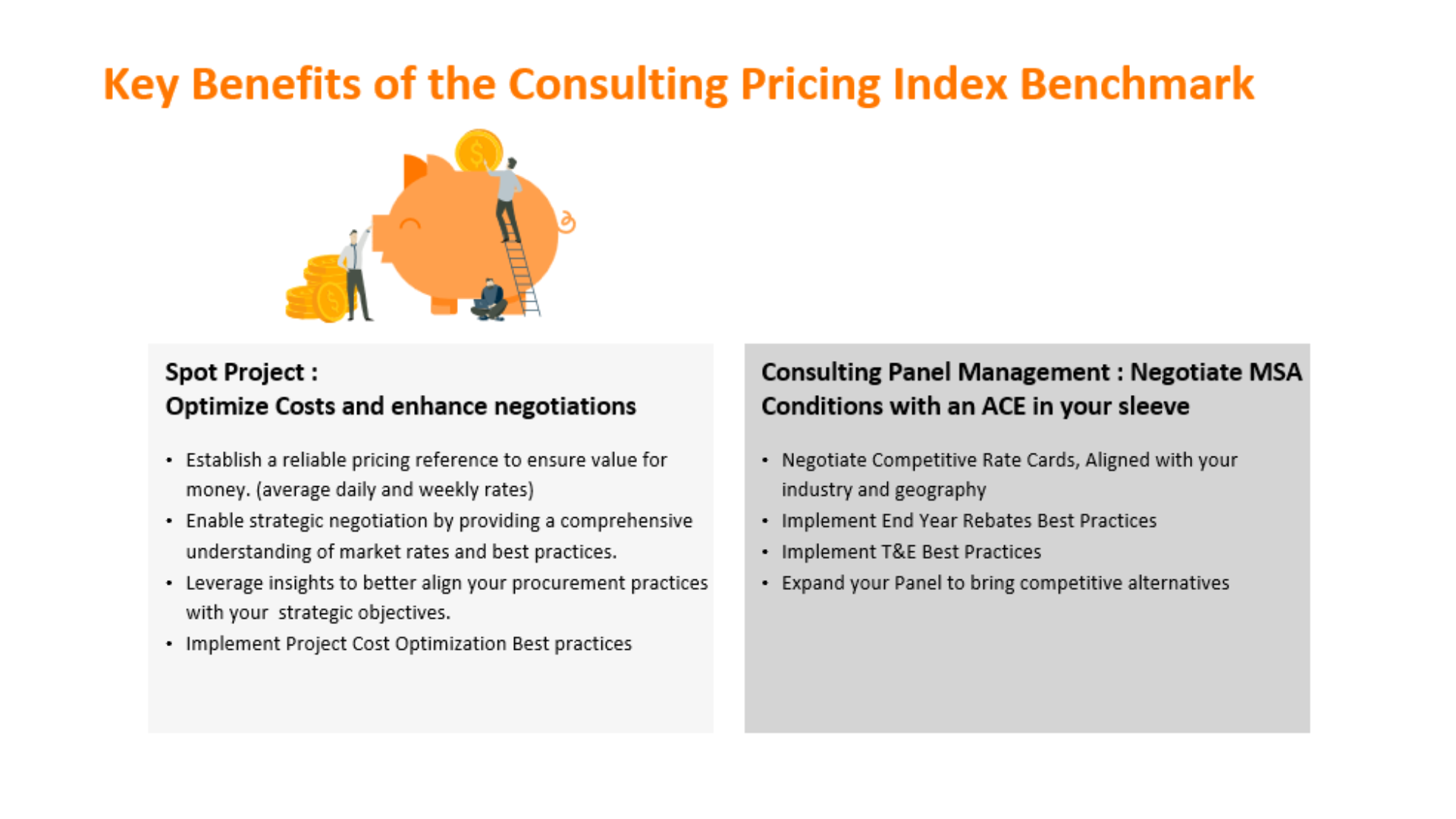 Referência do índice de preços de consultoria